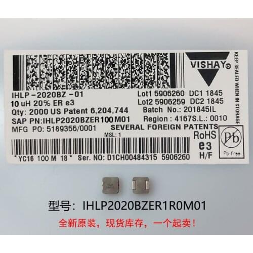 10/PCS) New Original 100% Quality IHLP2020BZER1R0M01 1.0UH 5X5X2MM Integrated High Current Inductor