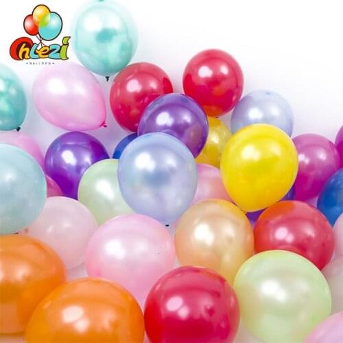 100Pcs 10inch Pearl Latex Balloons Happy Birthday Party Decoration Kids Toy Baby Shower Air Helium Globos Wedding balloon