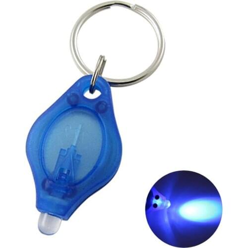 2019 Mini LED Light Keychain Portable LED Camping Flashlight Light Key Ring Key chain Torch Lamp Gift 4x2cm