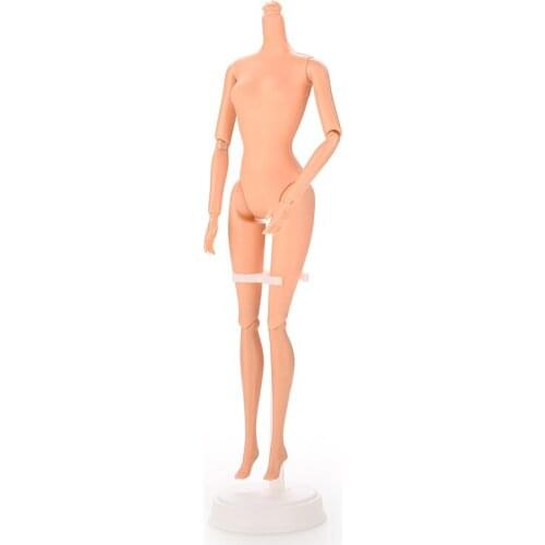 26cm Height Doll Naked Body Necessary For DIY Rotatable Twelve Joints PVC Bodies Without Head For Dolls 1Pcs
