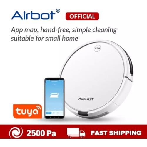 Airbot A500 Slim Robotic Vacuum Cleaner Robot Vacuum Sweep Mop 550ml Dust Cup Water Tank Fast Mopping Cloth