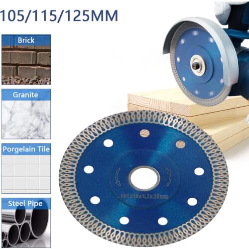 Turbo Diamond Saw Blade Granite Marble Cutting Disc Porcelain Tile Ceramic Blades 3 Sizes for Angle Grinder Diamond Saw Blade