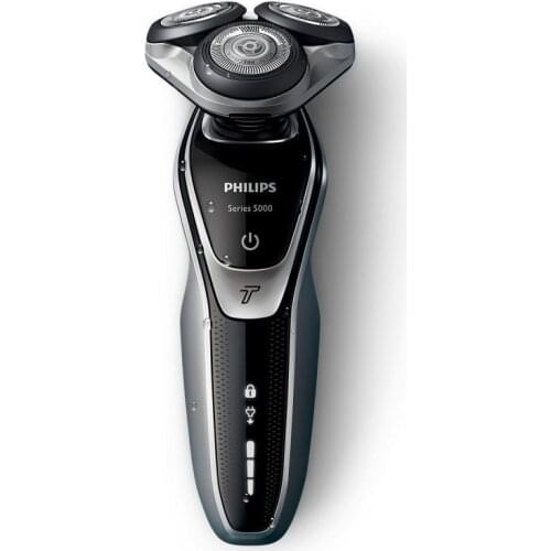 Electric Shaver Original PHILIPS S5370/04 Wet & Dry 3-Blade Full Body Washing Rechargeable Rotary Razor Upgrade Double Blade