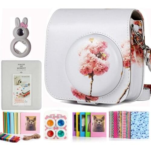 Fujifilm Instax Mini 9/8+/8 Case Bag Camera Accessories Kit Photo Album Lens Filters Stickers For Instax Mini 9 8 Instant Camera