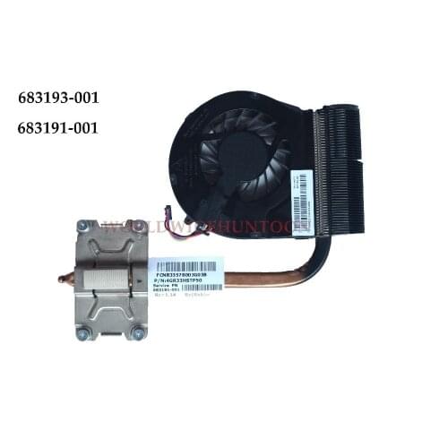 High quality Original CPU fan for HP Pavilion G4-2000 G6-2000 G7 G7-2000 CPU Cooling Fan cooler 683191-001 683193-001 Heatsink
