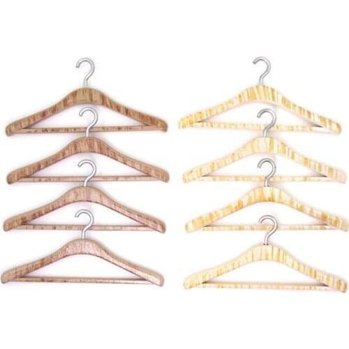 M02-X041 children baby gift Toy 1:12 Dollhouse mini Furniture Miniature rement Fashion European style hanger 4pcs/set