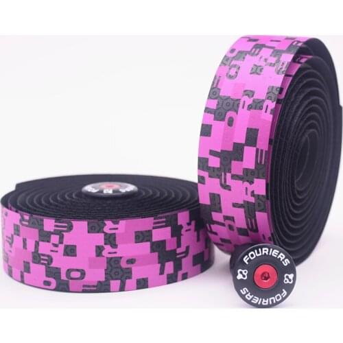 NEW Fouriers Dual Color Handlebar Tape PU Bicycle Handlebar Tape For Fixed Gear Road Bike Handlebar Tape