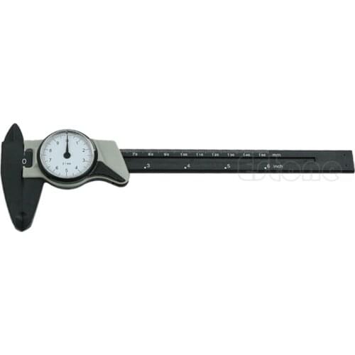 New 150mm 6inch Dial Caliper Plastic Vernier Caliper 4 Way Gauge Micrometer Dropshipping