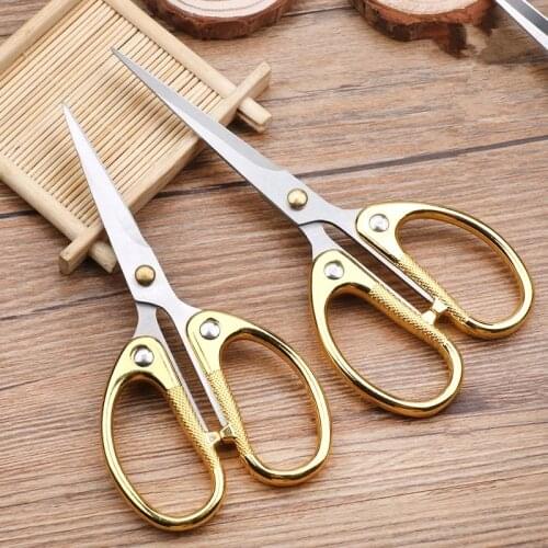 1pc Professional Student Scissors Fabric Cutter Tailors Scissors Household Stationery Office Sewing Tools for DIY Nail Art
