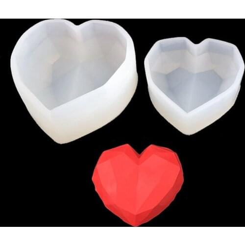 Cake Mold Silicone Soap Mould Multifunction Food Grade Love Heart Shaped Baking Accessories Kitchen Gadgets