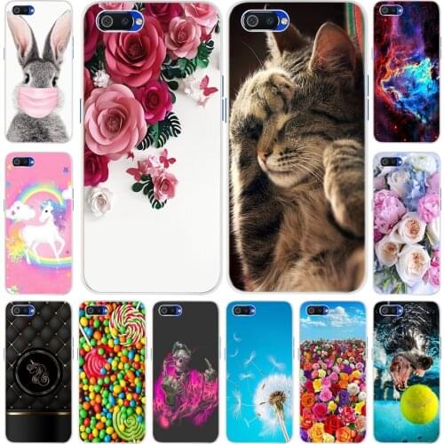 Cute Pattern Silicone Cover For Realme C2 C 2 Case Transparent TPU Soft Back Covers For OPPO A1K Realme C2 RealmeC2 Phone Cases