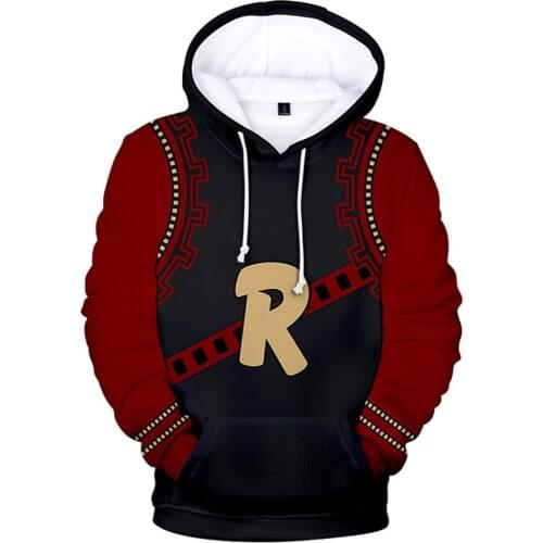 Anime My Hero Academia Kirishima Eijiro Cosplay Hoodie Tops Adult Hooded Sweatshirt Women Men‘s Pullover