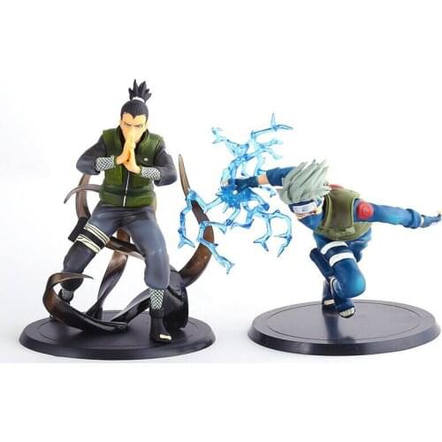 Anime Narutos Hand-made 15 Generation Kakashi Nara Deer Pill Battle Modeling Hand-made Ornaments Surrounding The Second Figma