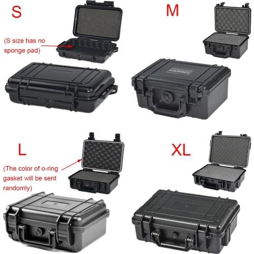 Outdoor Tool Container Water Resistant Safety Box ABS Plastic Tool Case Outdoor Tactical Dry Box Sealed Safety Equipment Storage