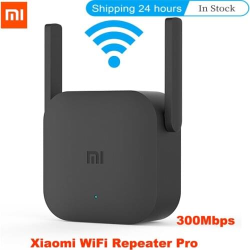 Original Xiaomi WiFi Repeater Router Amplifier Pro 300M Network Expander signal Power Roteador 2 Antenna for Mi Home Office