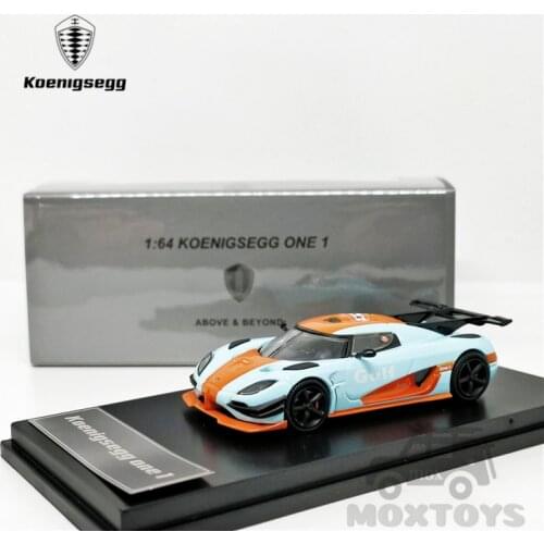1:64 Koenigsegg One gulf Diecast Model Car