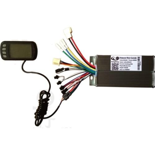 Free Shipping 1000W 36V DC brushless motor control panel Liquid crystal display LCD controller E-bike electric bicycle speed