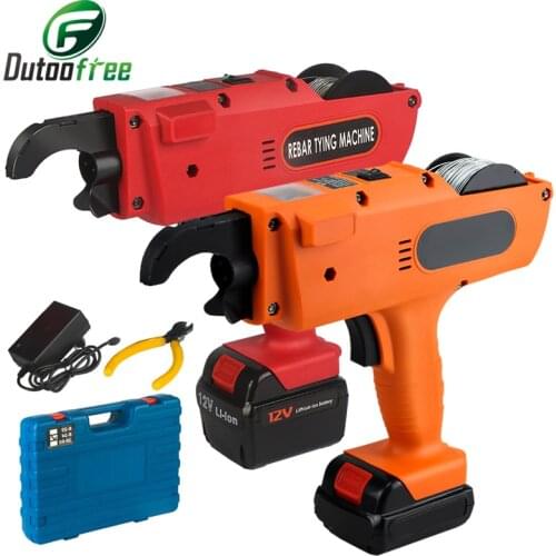 12V Cordless Steel Machine Rebar Tier Binding Machine Automatic Rebar Tying Machine Wire Lithium Battery 1500mAh /3000mAh