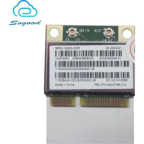 Broadcom BCM943142HM BT4.0 Wifi Wireless Network Card For Lenovo G400 G500 G405 G505 G410 G510 G700 G710 E431 X140E FRU 04W3794