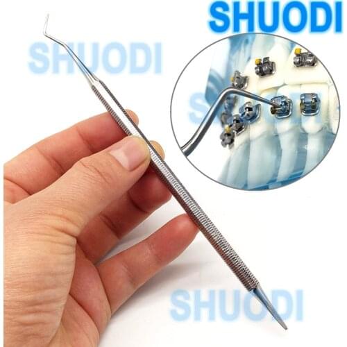 Double ends Dental bracket Lockpicks self-ligating braces opener Dental Opener Tool for Opening Self Ligating Passive bracket