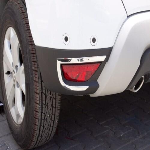 For Dacia Duster Chrome Reflector Lath 2 Piece Stainless Steel 2018 and After Chromium Styling Modified Accessories Car Exterior