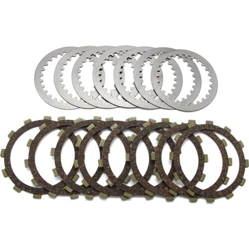 Motorcycle Clutch Friction Disc Plate Kit For Yamaha SR400 SR400SP SR400LTD SR500 XT500H 5Y1-16321-00/583-16321-00 8 360-1632500