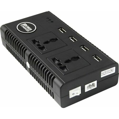 Mayitr Fast Charger USB Home Power Converter Intelligent 200W Car Auto Power Inverter DC 12V to AC 200W Car Smart Power Inverter