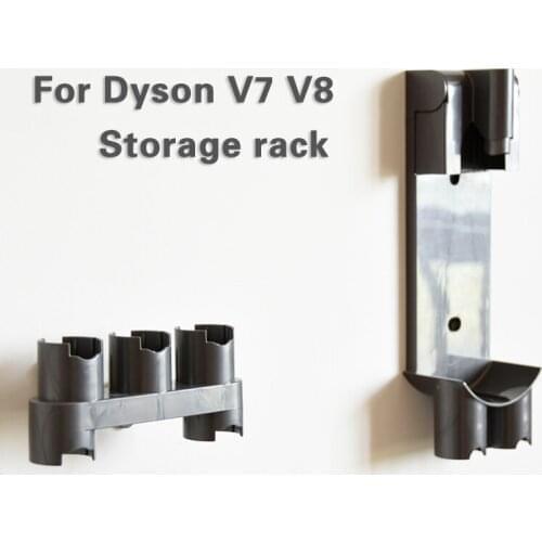New 2pcs Accessories Storage rack Equipment Shelf for Dyson V7 V8 Absolute Brush Tool Nozzle Base Bracket vacuum Cleaner Parts