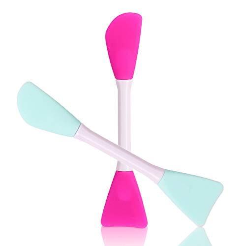 New 5pc Face Mud Mask Brush DIY Blending Stick Double-headed Makeup Silicone Mask Brush