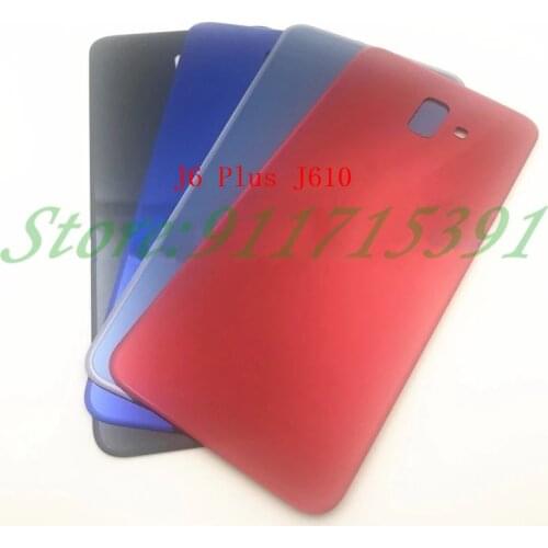 New For Samsung Galaxy J4 Plus J415 J6 Plus J610 2018 Back Battery Cover Rear Door Panel Housing Case Repair Replacement Part