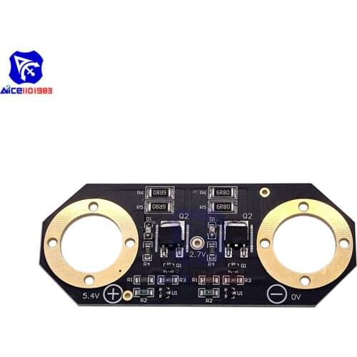 Super Farad Capacitor Balancing Voltage Regulator Protection Board 2PCS 2.7V 3000F Super Capacitor Protection Board