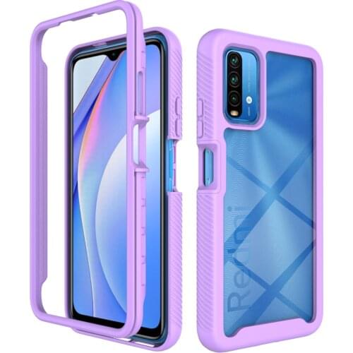 Non-Fingerprint Clear Acrylic Case for Xiaomi Redmi 9T Note 9T POCO M3 M 3 Shockproof Back Cover Coque