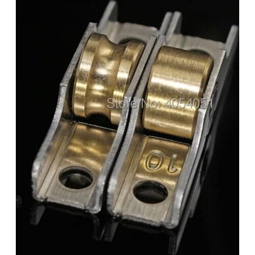 Window screen roller sliding door plastic steel window pulley Aluminum alloy doors and windows wheel mute nylon roller hardware