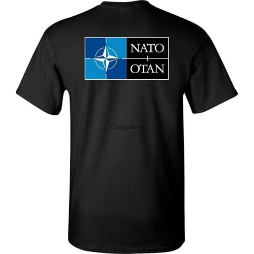 NATO North Atlantic Treaty Organization Logo Allied Forces Shirt