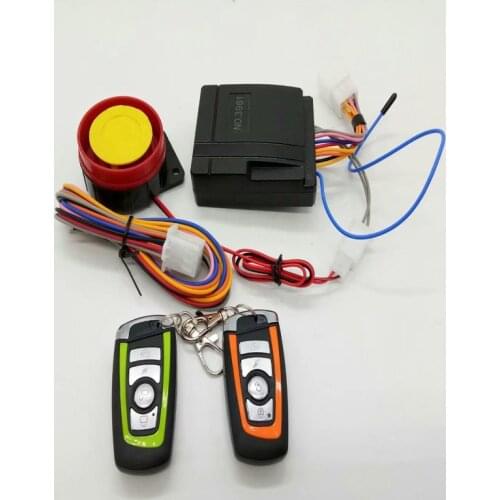 Universal Scooter Anti-theft Security Alarm System Motorcycle Alarm System Two-way With Engine Start Remote Keychain