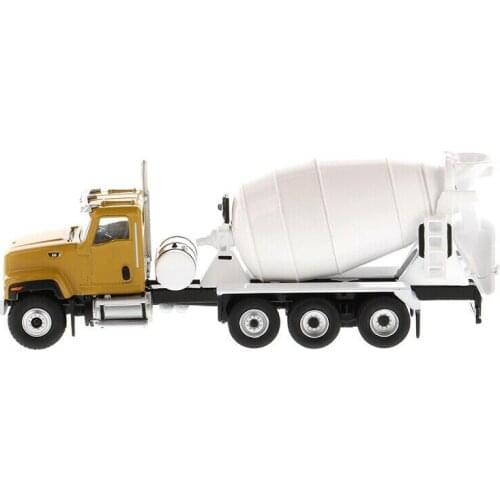 In Stock 1/87 Scale CT681 Alloy Diecast Concrete Mixer Vehicle 85512 HO Dump Truck Collectible Model Toys For Fans Gifts