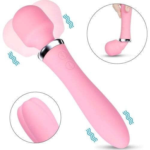 Magic Wand AV Stick Vibrator For Women Vibrating Dildo Clit Stimulator G Spot Body Massager Female Masturbator Adult Sex Toys