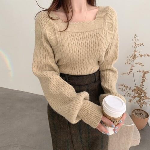 Women Sweater Winter Pullovers Woman Solid Sweater Casual Jumper Oversize Couple Harajuku Shirt Warm Pullover Sueter De Muje