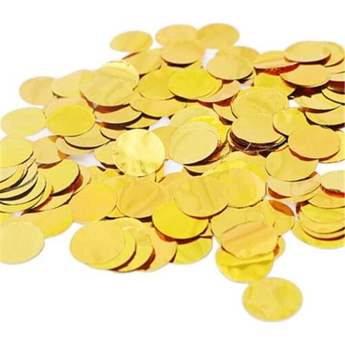 1.5cm Balloon Filled Circular Confetti Pentagram Sequin Wedding Birthday Holiday Party Decoration Supplies