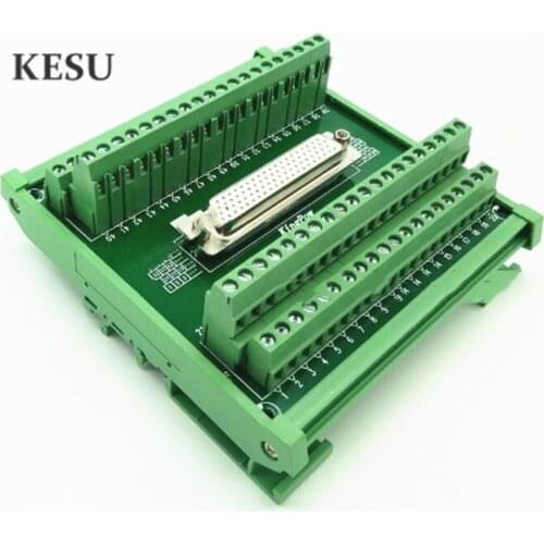 78 pins 78Pin DB78 D-SUB DR-78 Female Gold Plated Terminal PCB Module Breakout Board Adapter Connector box
