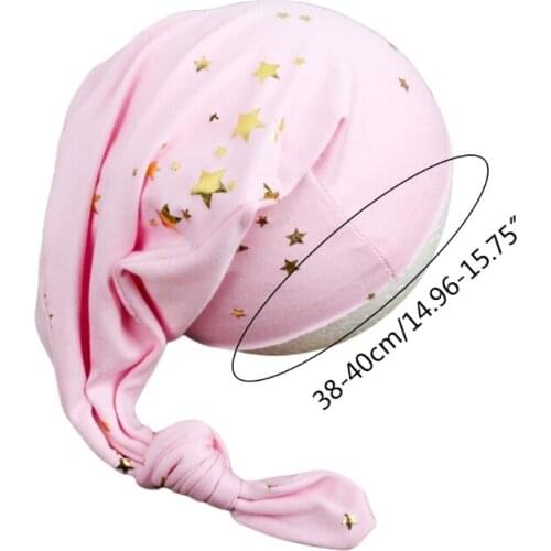Baby Knot Tail Starry Sky Hat Newborn Photography Props Infants Beanies