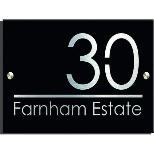 Classic Arcylic Signs with Vinyl Stickers