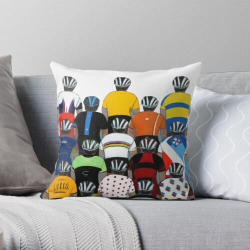 Maillots Shirt Throw Pillow Cushion Cover Polyester throw pillows case on sofa home living room car seat decor 45x45cm