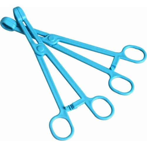 30 Pcs/Lot Medical surgical forceps head positioning puncture forceps hemostatic clamp tool plastic