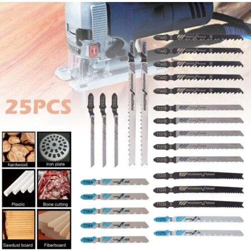 Wood Cutter Jigsaw Blades Set Saw Blades 25pcs Assorted Blades New Hot sale