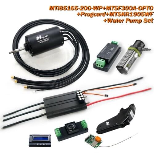 Maytech Esurf Efoil Kit with Waterproof 85165 Motor Wacooler 300A ESC Progcard Water Pump 1905WF Remote for Electric Surfboard