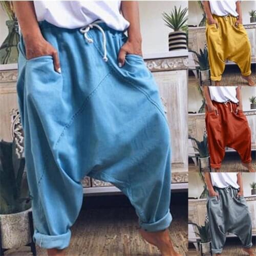 New Seamless Breathable Large Size Casual Urban Casual Wide-leg Jeans for Women