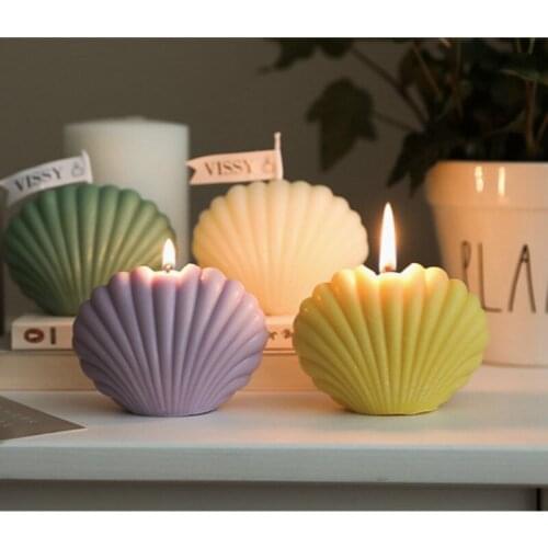 Shell Candle Home Decoration Shooting Background Props Wedding Birthday Gifts Party Scented Supplies Soy Wax Scented Candles