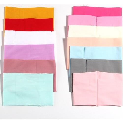 200PCS 9*15CM New Elastic Nylon Headband Soft Strong Stretchy Ribbons Band For Kids Girls Turban Head Wear