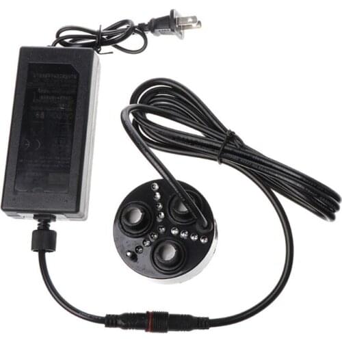 3 Head Mist Maker Atomizer Ultrasonic Air Humidifier Fogger Nebulizer US Plug